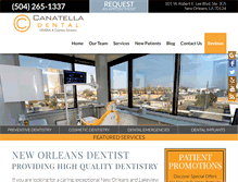 Tablet Screenshot of canatelladental.com